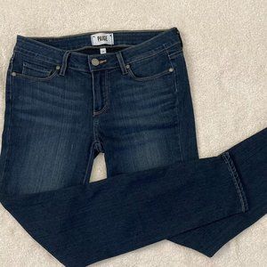 PAIGE TRANSEND VERDUGO ANKLE SKINNY JEAN SZ 28